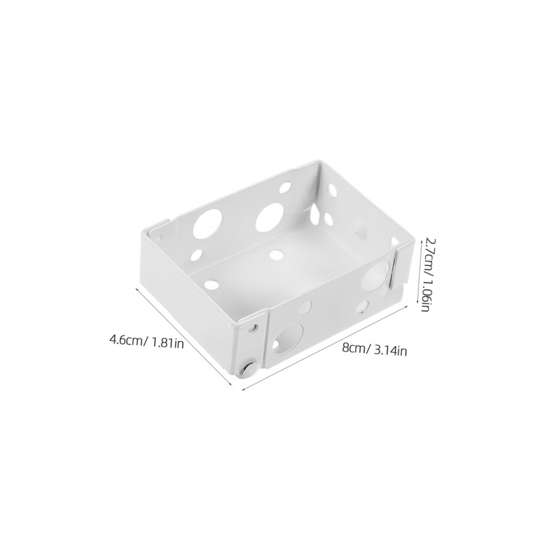 ULTECHNOVO 6Pcs Low Profile Blind Brackets for Easy Installation Sturdy