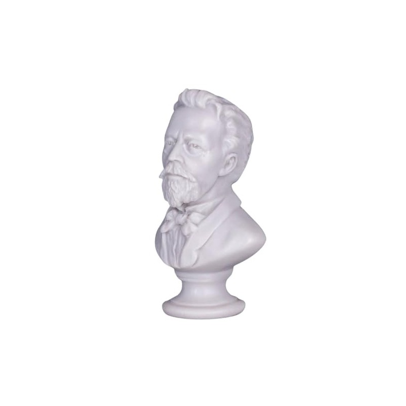 danila-souvenirs Russian Writer Anton Chekhov Marble Bust Statue Sculpture 12.5