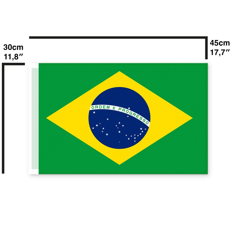 Brick Takeover Brazilian Flag - Brazil Flag - Green -
