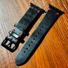 HEMSUT Soft Thin Horween Leather Band for iWatch 42/44/45/38/40/41/49mm, Military