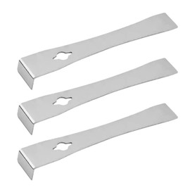 TVSVKWE 3 Pieces Crowbar, Manual Nail Lifter, Stainless Steel Scraper, Honeycomb Tool, Multi-Function Tool, Nail Removal Tool.