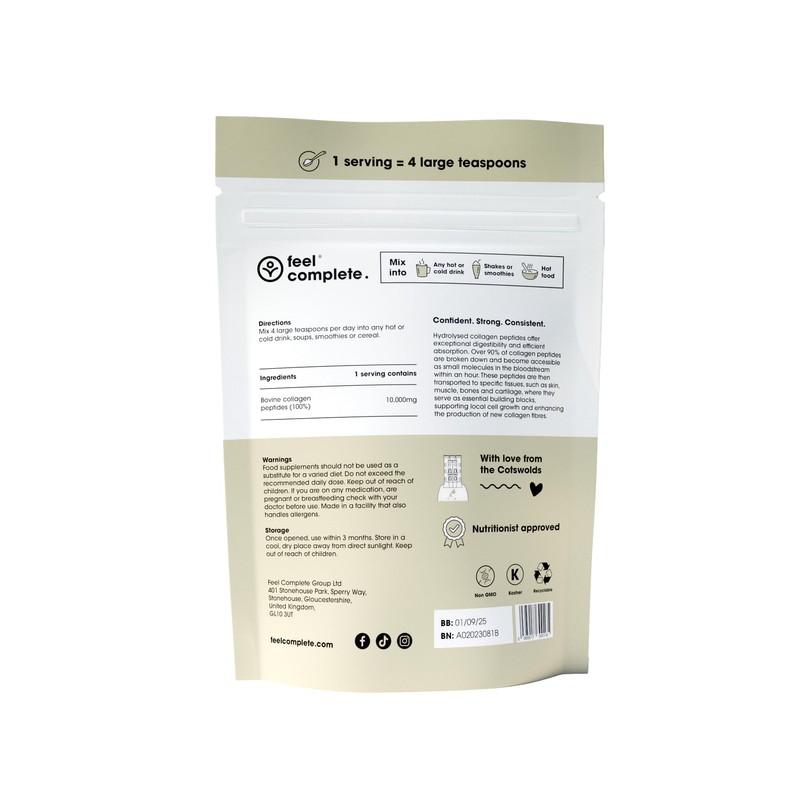 Feel Complete - High Protein Collagen - Premium Type 1