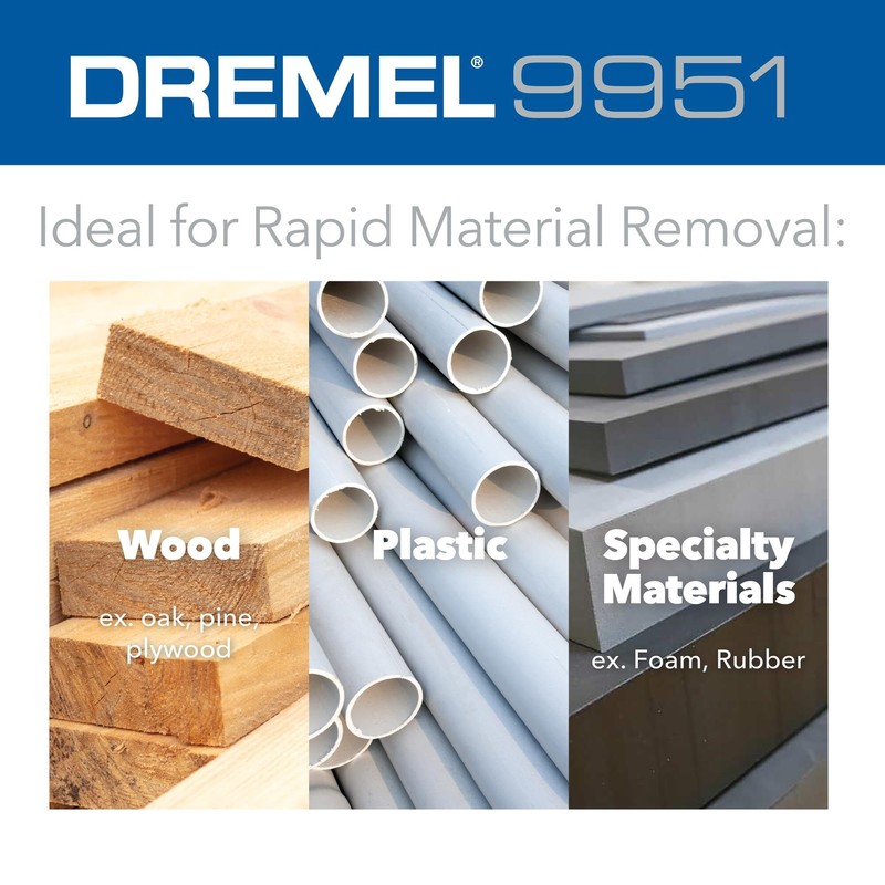 Dremel 9951 Ball Tip 11/32" Power Rotary Carving Bit -