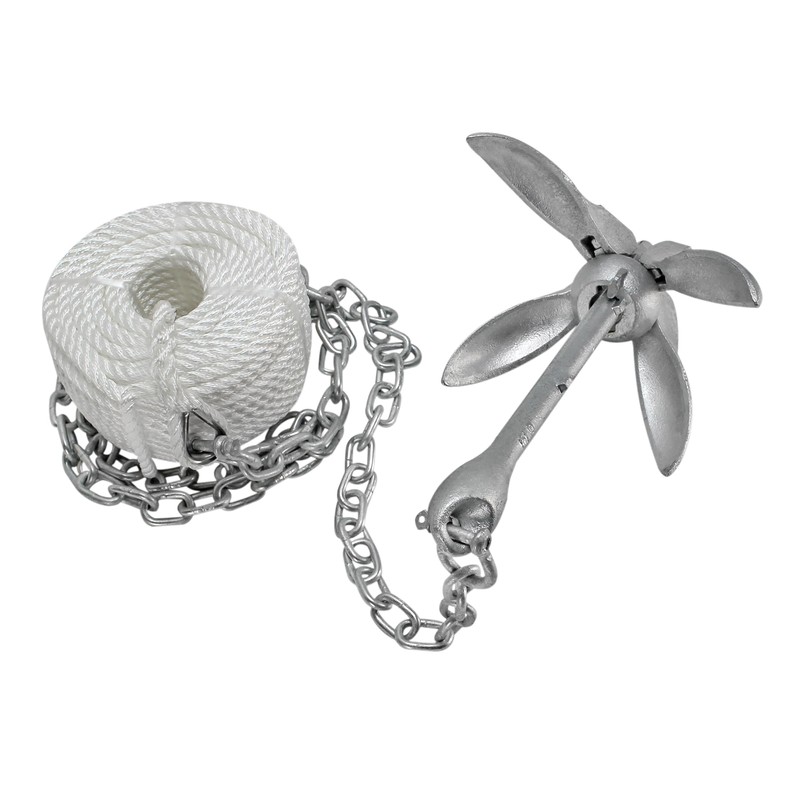 Extreme Max 3006.6705 BoatTector Complete Grapnel Anchor Kit for Small