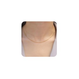 Mesaro Women's Necklace, Chain, Delicate, Delicate Surgical Stainless Steel, 316L, Hypoallergenic, 18K Coating, Women's, Adult, Simple, Elegant, Jewelry, Simple, Gold, Silver, Copper, No Gemstone