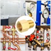 sourcing map 1/4 NPT Male x 1/4 NPT Female Brass