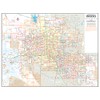 Metropolitan Phoenix Arterial and Collector Streets Full-Size ZIP Code Wall