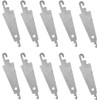 10Pcs Silver Stainless Steel Needle Threader, Embroidery Cross Stitch Needle