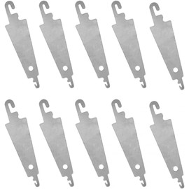 10Pcs Silver Stainless Steel Needle Threader, Embroidery Cross Stitch Needle Threading Tools DIY Sewing Accessories for Large Eye Needles Hand Craft Knitting Quilting Sewing Tools