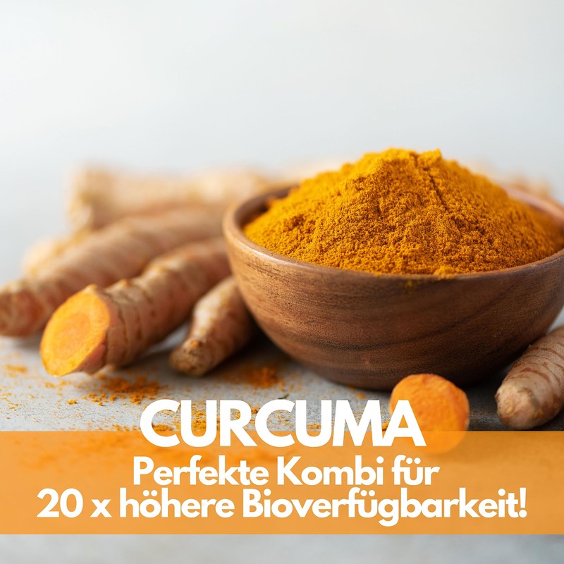 PURE NATURAL CHOICE Curcuma Extract 15000 – TÜV Tested –
