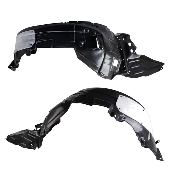TRQ TRQ Front Inner Fender Liner Set Compatible with 2013-2016