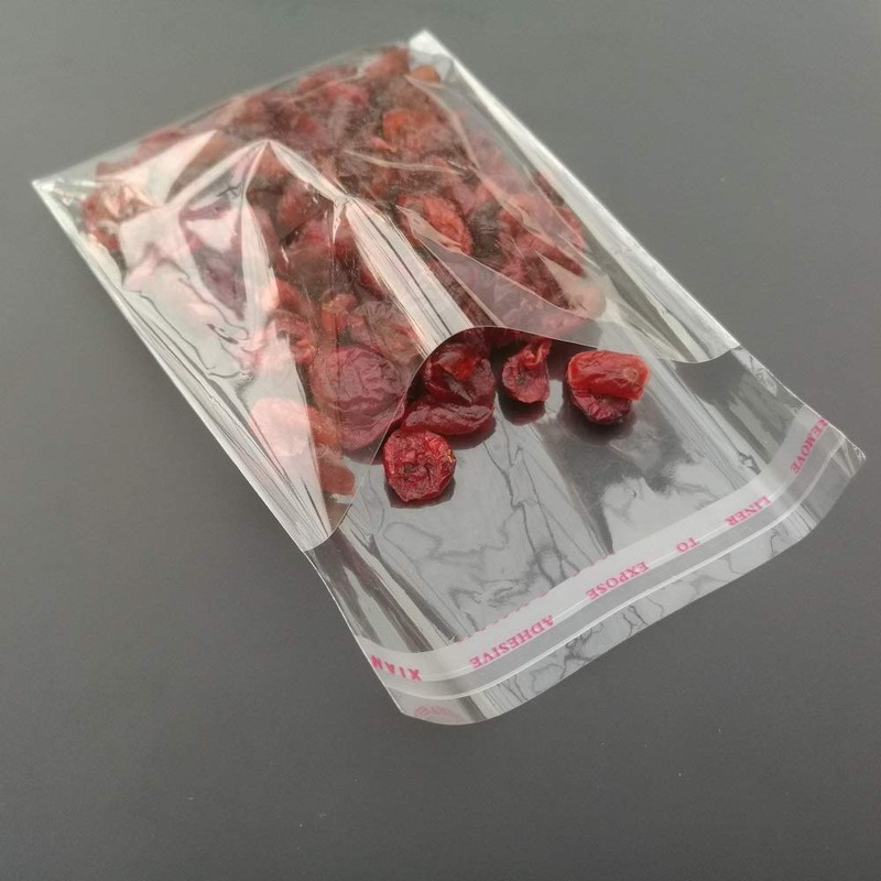 Borningfire 200 Pcs 4"x4" Square Clear Cello Cellophane Bags Resealable