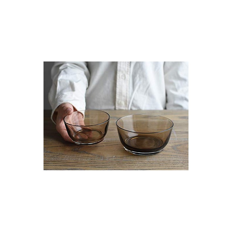 KINTO 26909 HIBI Bowl, 4.9 inches (125 mm), Brown