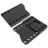 ECOTRIC Universal Snowplow Mount Drop Bracket Lift Heavy Duty Steel