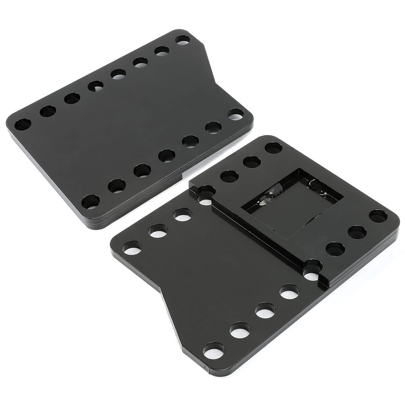 ECOTRIC Universal Snowplow Mount Drop Bracket Lift Heavy Duty Steel