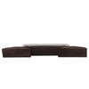 Yibuy 15mm Wide Chrome Rosewood Jazz Acoustic Guitar Bridge with