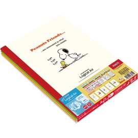 nakabayasi rozikaruea-no-to 5 Books Pack Semi B5 A ruled Snoopy Rhino Small – 143 a – 5P