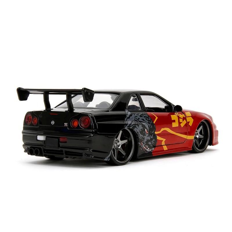 Jada Godzilla Nissan GTR 1:24