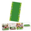 Outanaya 2pcs Football Themed Washable Tablecloth Pe Table Cover for