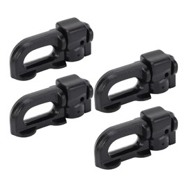 WODHMIEY L - Track Double Stud Tie Down Fitting,Truck L - Track Double Stud Tie Down Fitting, Anchor Point for Truck Bed Trailer Cargo, Easy Installation (Black)