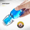 Tessco 24 Pcs Mini Swing Top Glass Bottles with Stoppers
