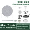 KITLAB 8 Inch Trivets for Hot Dishes, Hot Pots and