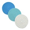 Kitchen Pot Holders Set Trivets Set 100% Pure Cotton Thread