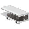 Gedotec Polished Chrome Glass Shelf Support - Wall Bracket |