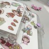 Clear Binder Cover A7 6 Holes PVC M6 Notebook Shell