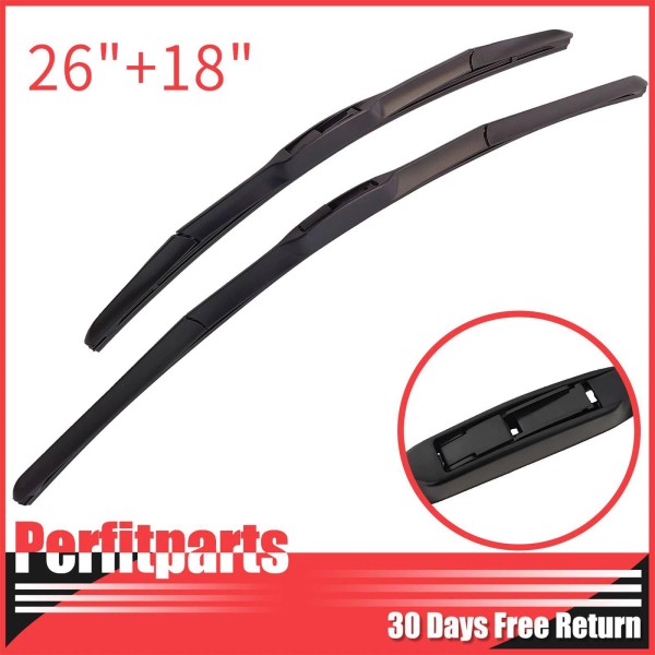 Unbranded 26" + 18" Front Windshield Wiper Blades (Set of