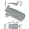 Hettich VARI Galvanised Steel Shelf Support 16 Pieces Shelf Support