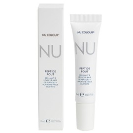 Nu Colour Peptide Pout Lip Enhancer | Hydrating & Plumping Formula with Advanced Peptides & Botanical Extracts | Smooth, Moisturized, Volumized Lips | Lightweight, Non-Sticky | 0.27 fl oz