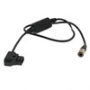 HangTon D-tap to Hirose 4-pin Power Cable with 12V Regulator