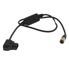 HangTon D-tap to Hirose 4-pin Power Cable with 12V Regulator for Zoom F8 Recorder