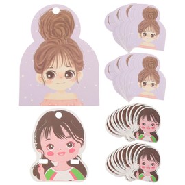 Healvian 150pcs Hair Accessory Display Cards for Boys and Girls Elegant Bow Holder and Hair Clip Organizer for Business and Travel Use Sturdy Paper Material for Hairpins and Barrettes