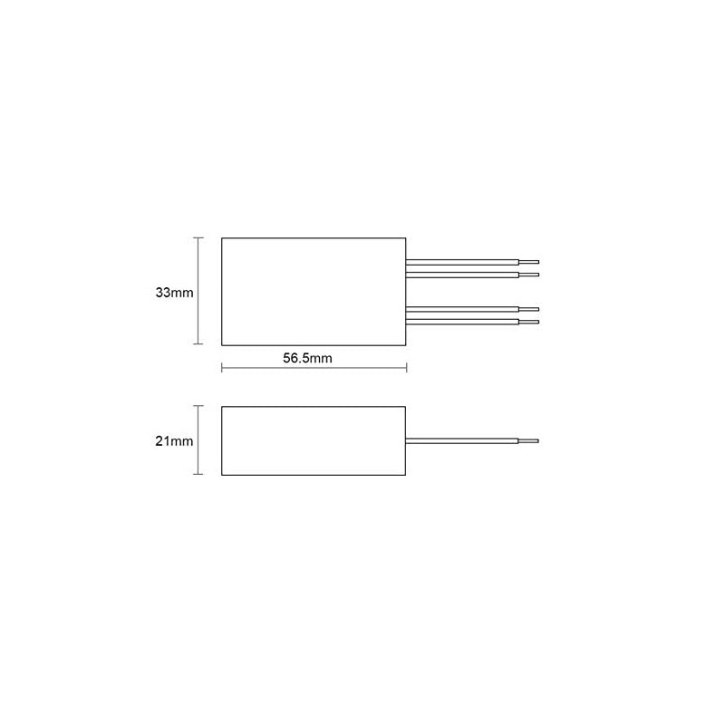 Wirenco 12V, Class 2, 60W No-Load Electronic Transformer for LED,