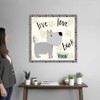 CANVAS ON DEMAND Live Love Bark Wall Decal, Dog Artwork
