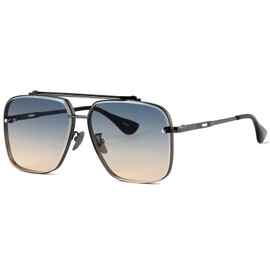 Gtand Fashion Oversized Square Aviator Gradient Sunglasses For Men Women Vintage Metal Sun Glasses 63mm