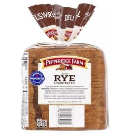 Pepperidge Farm Jewish Rye & Pumpernickel Deli Swirl Bread - 16oz