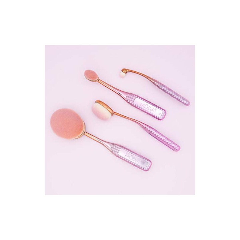 Royal Brush Moda Rose Cosmetic 4 Piece Face Make Up