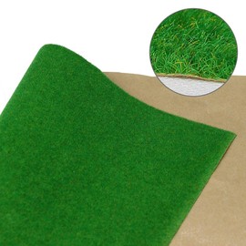 CP137 Artificial Model Grass Mat Trains Green 40x100cm or 15.7'' x 39'' for Decoration Craft Scenery Model DIY