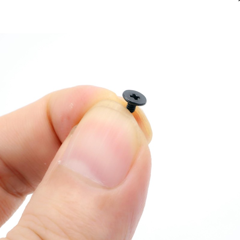 50pcs NVMe M.2 SSD Mounting Screws,Stainless Flat Phillips Head HDD