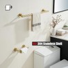 JQK Gold Toilet Paper Holder, Double Post Pivoting Tissue Holder