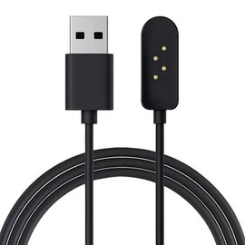 X6 Bone Conduction Headphone Charger, 4pin for DEMICEA LibreRun X6 Open Ear Sport Headphones Bone Conduction Charger Magnetic Charging Cable (Black)