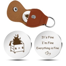 Dumpster Fire Pocket Hug Appreciation Gifts for Coworkers Emotional Support Dumpster Fire Desk Accessories Funny Office Gifts for Employee Bosses Leader Manager Supervisor Novelty Birthday Gift