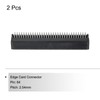 PATIKIL Card Edge Connector Black Socket Right Angle 64 Pin