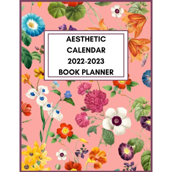 Aesthetic Calendar 2022-2023 Book Planner: 8.5" x11", November 2022 -