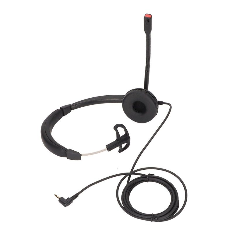 2.5mm Telephone Headset Noise Reduction Unilateral Elbow Plug Customer Service