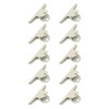 10Pcs Hinge Clips Large Metal Hinge Binder Clips for Paper