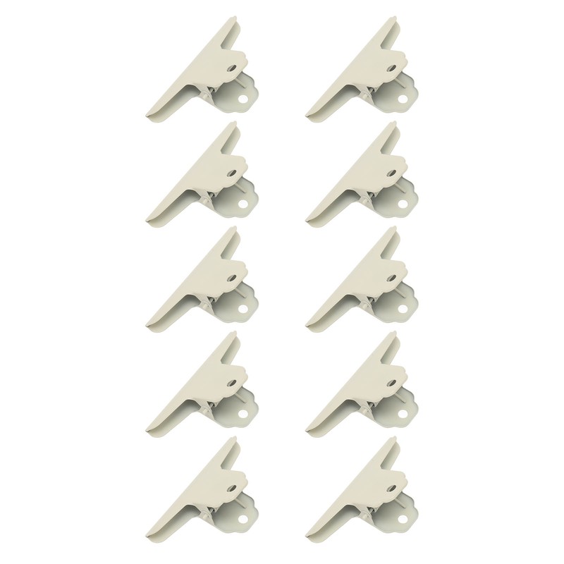 10Pcs Hinge Clips Large Metal Hinge Binder Clips for Paper